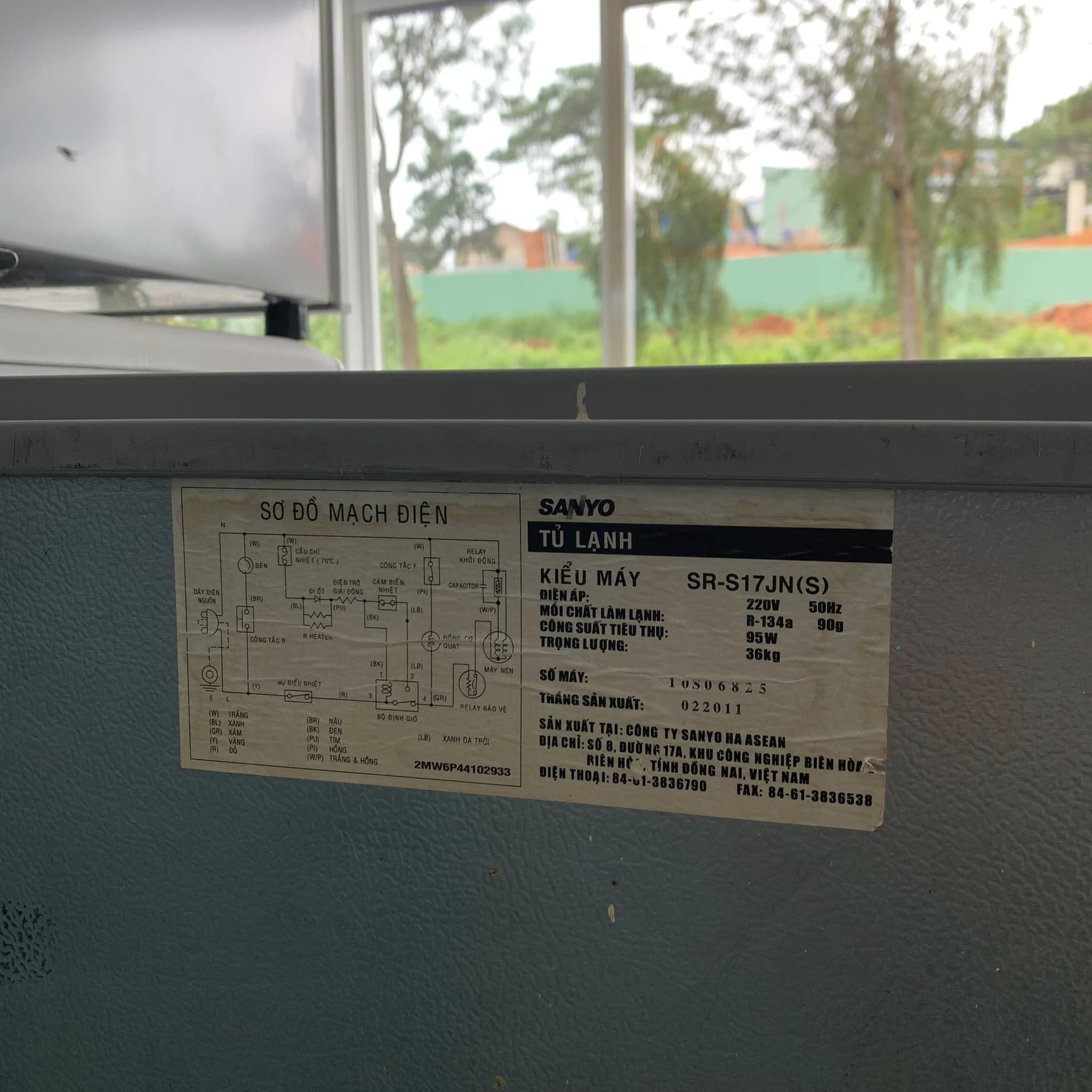 Tủ lạnh Sanyo SR-S17JN