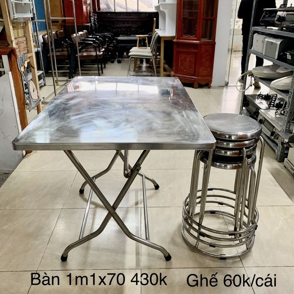 Bàn inox vuông