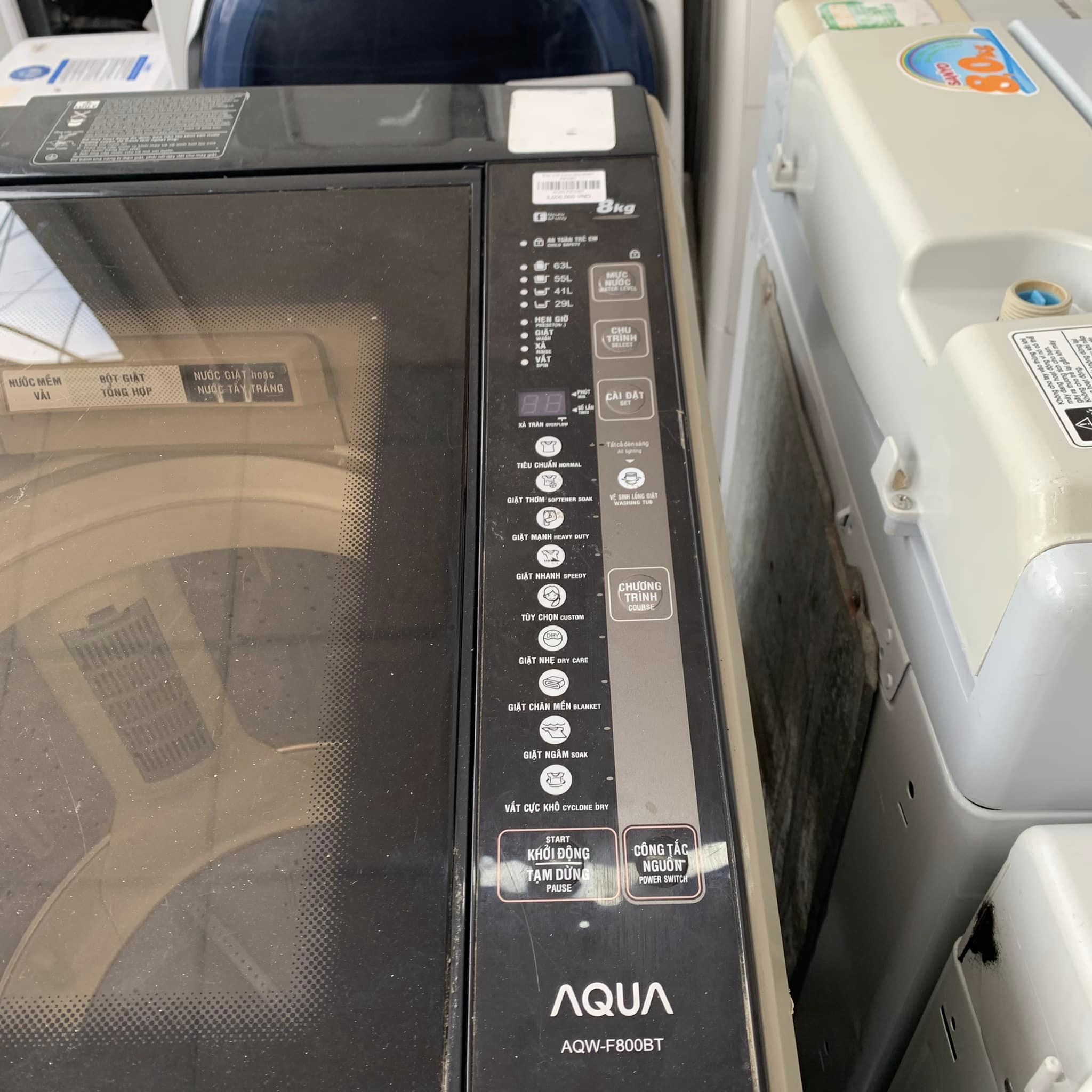 Máy giặt Aqua 8kg AQW-F800BT