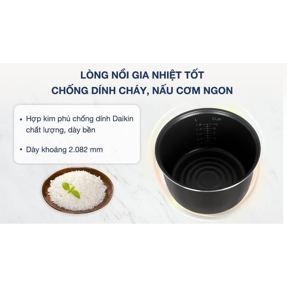 Nồi cơm cao tầng 1l8 Sunhouse SHD8959