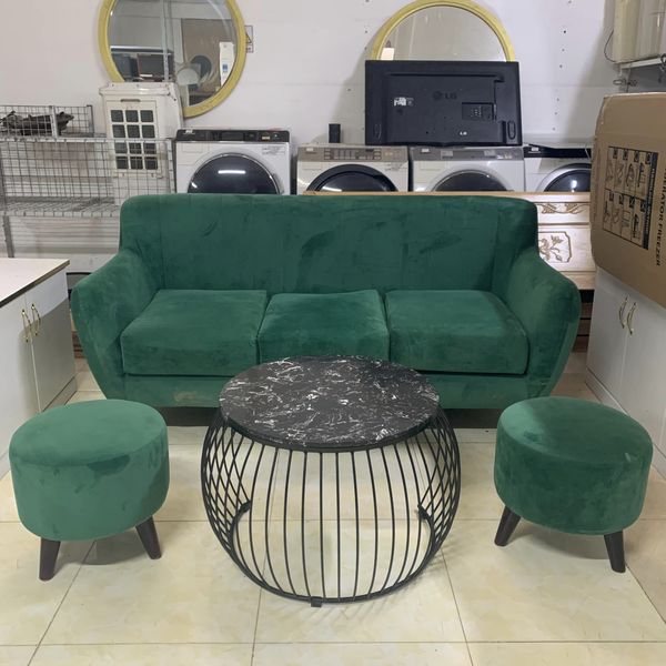 Ghế Sofa xanh cổ vịt