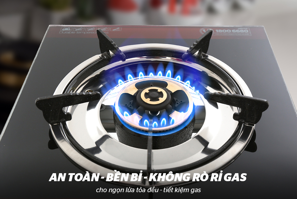 Bếp ga đơn dương kính Sunhouse SHB212KG