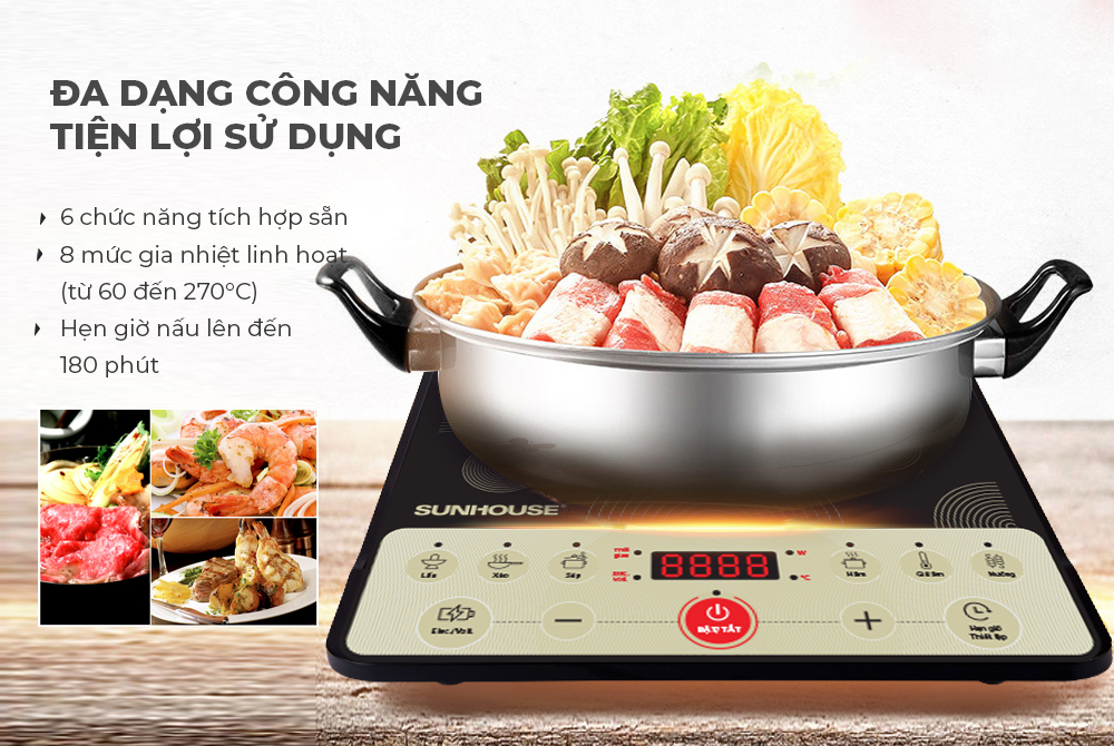 Bếp từ Sunhouse SHD6162