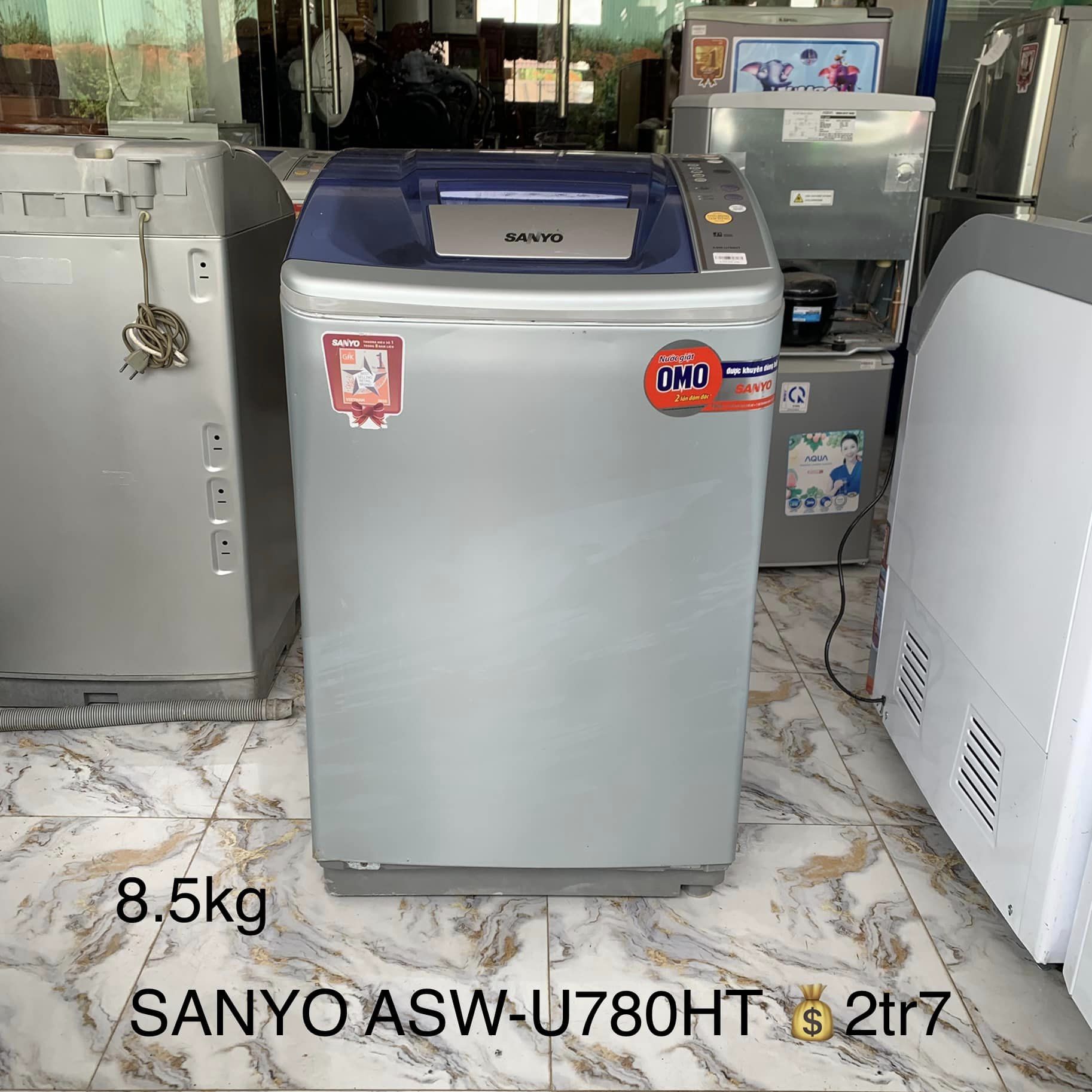 Máy giặt Sanyo 8.5 ASW-U780HT