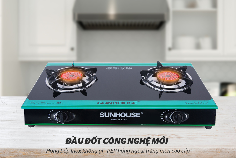 Bếp ga dương hồng ngoại Sunhouse SHB004MT