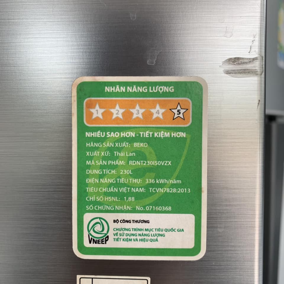 Tủ lạnh Beko Inverter 230L