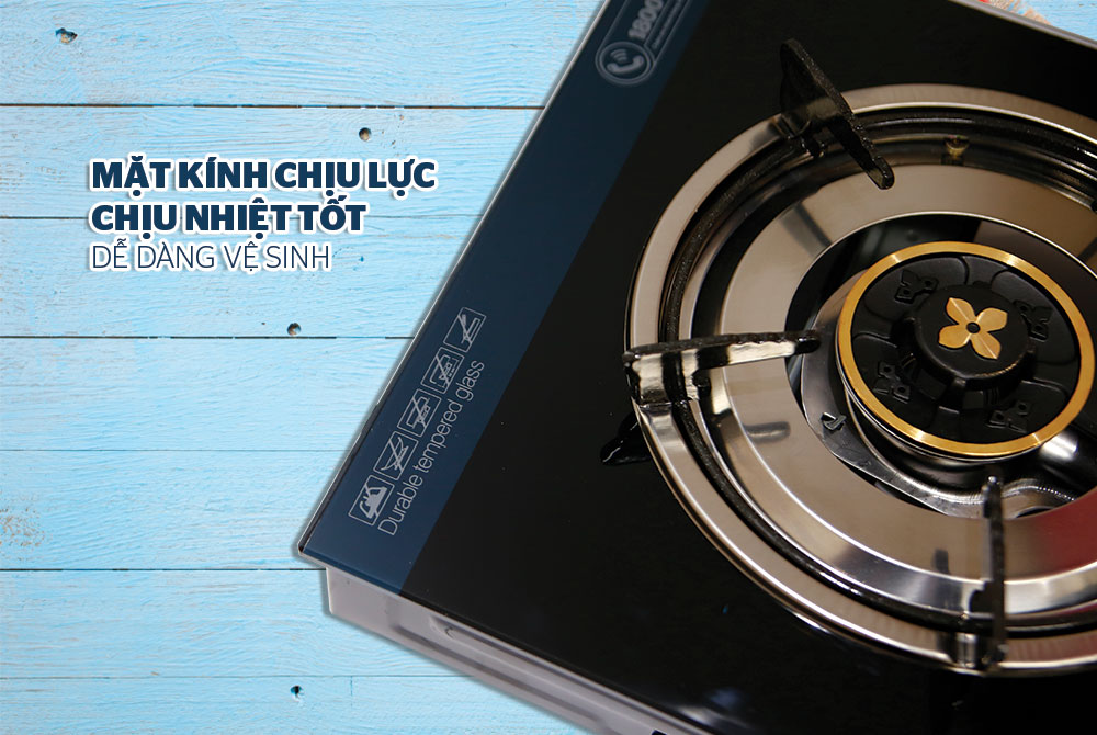 Bếp ga đơn dương kính Sunhouse  SHB212KT