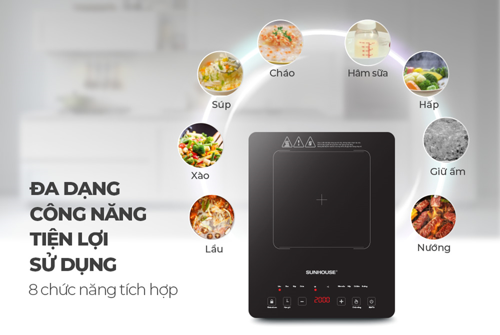 Bếp từ đơn cảm ứng Sunhouse SHD6805
