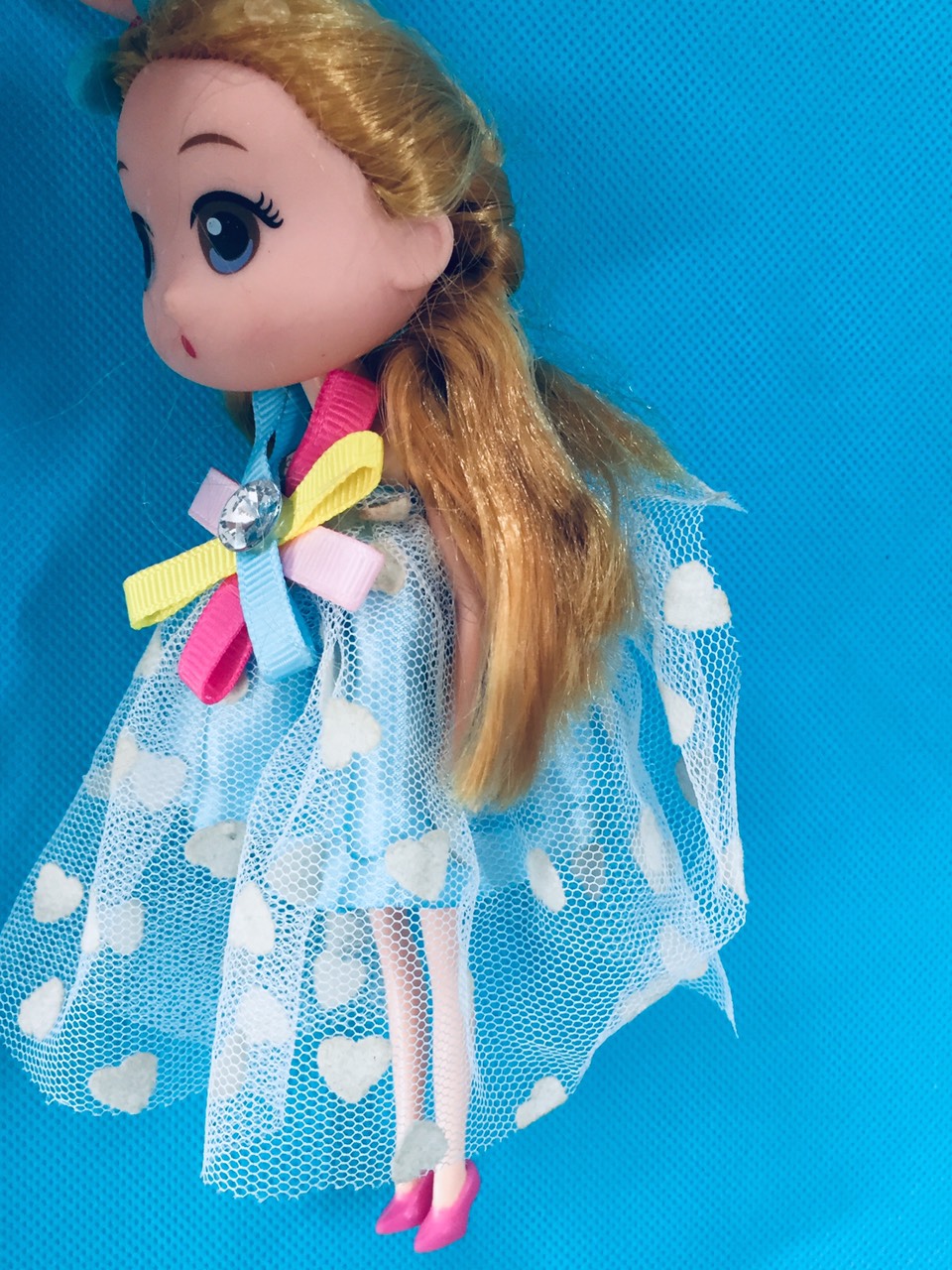 Búp bê chibi phiên bản móc khóa siêu đáng yêu