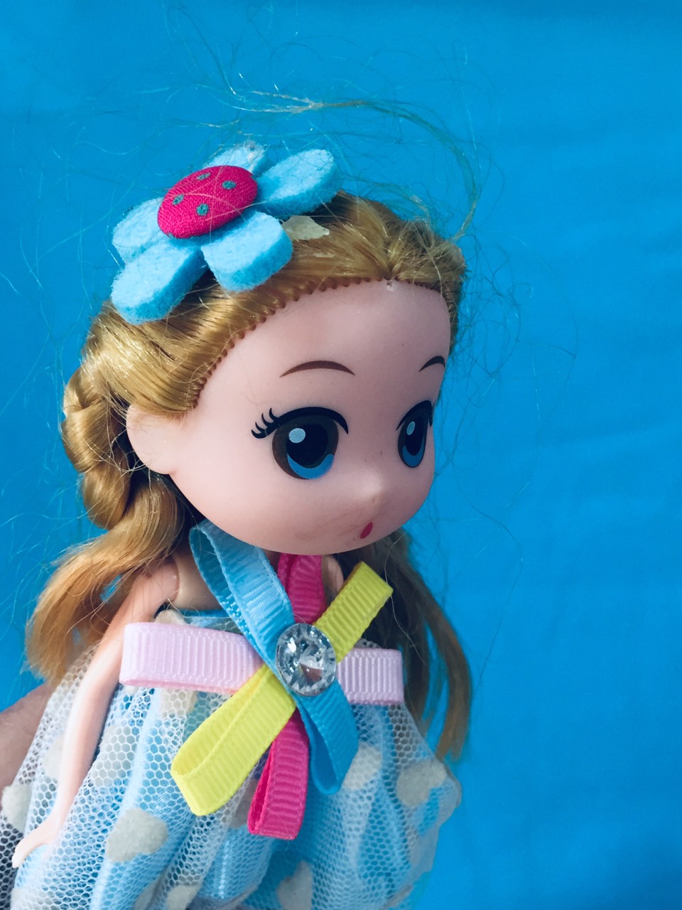 Búp bê chibi phiên bản móc khóa siêu đáng yêu