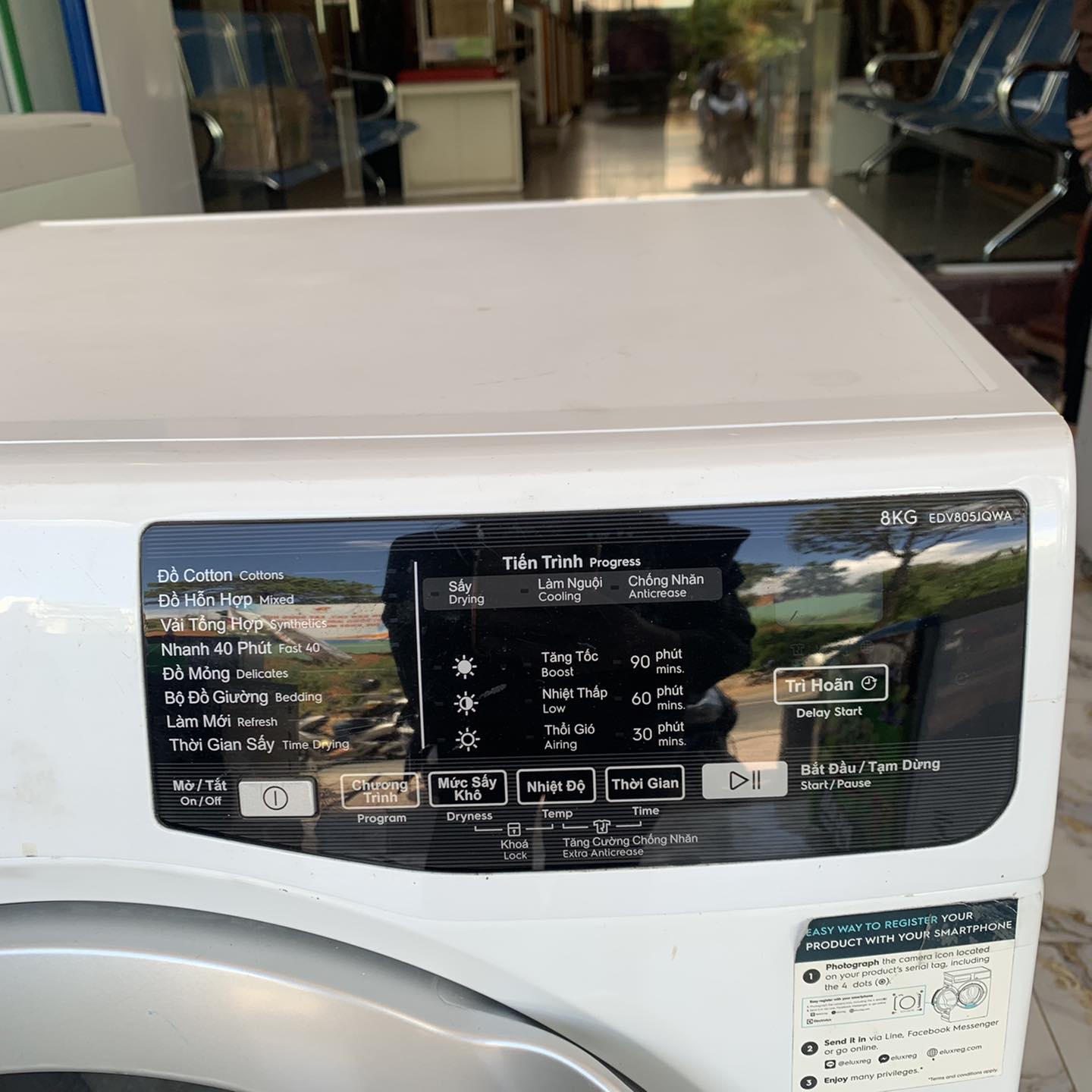 Máy sấy Electrolux EDV805JQRA