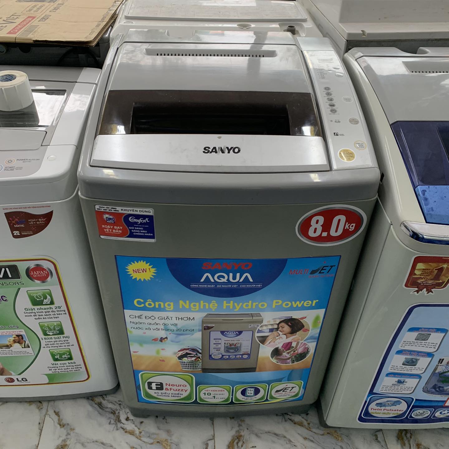 Máy giặt Sanyo ASW-S80S2T