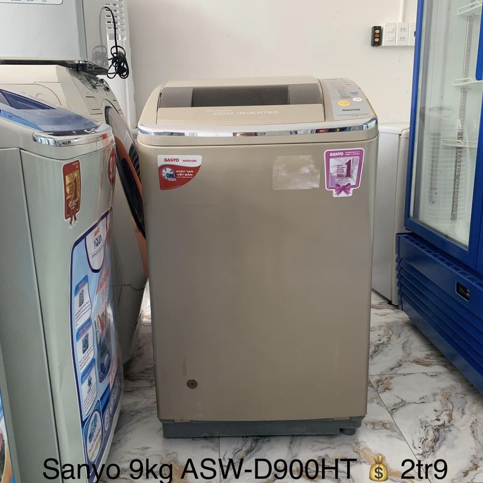 Máy giặt Sanyo nâu ASW-D900HT