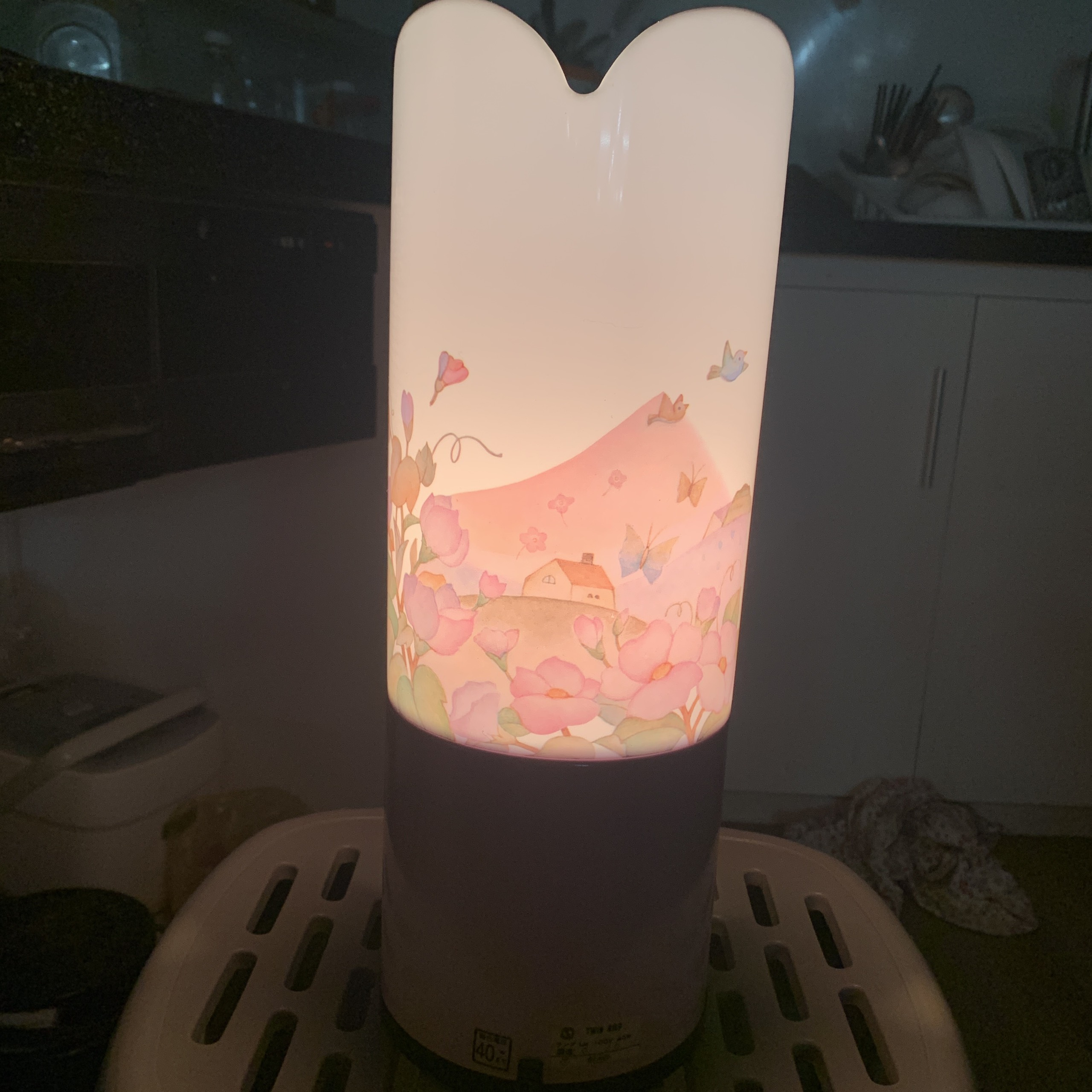 Đèn ngủ + đồng hồ