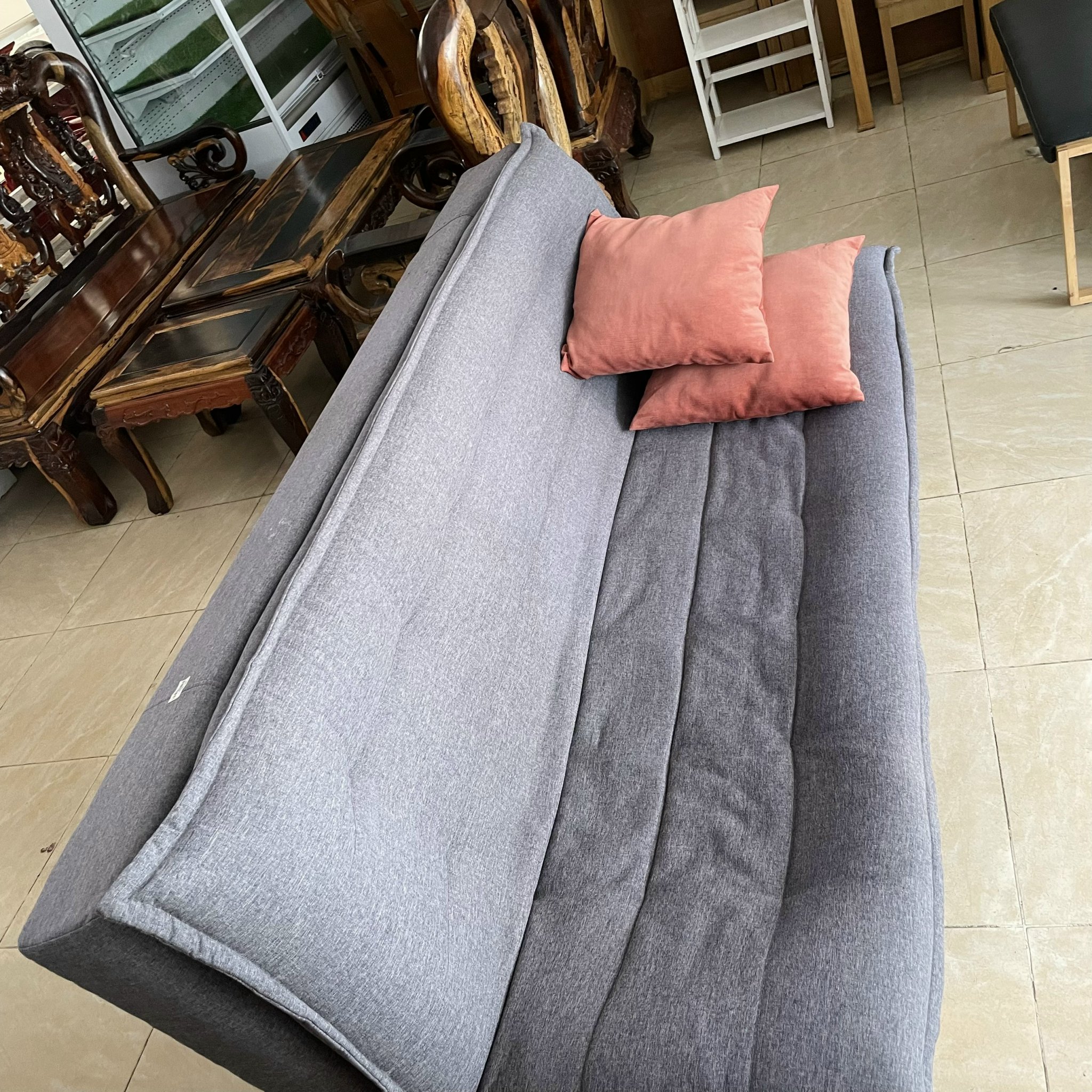 Sofa bed xám