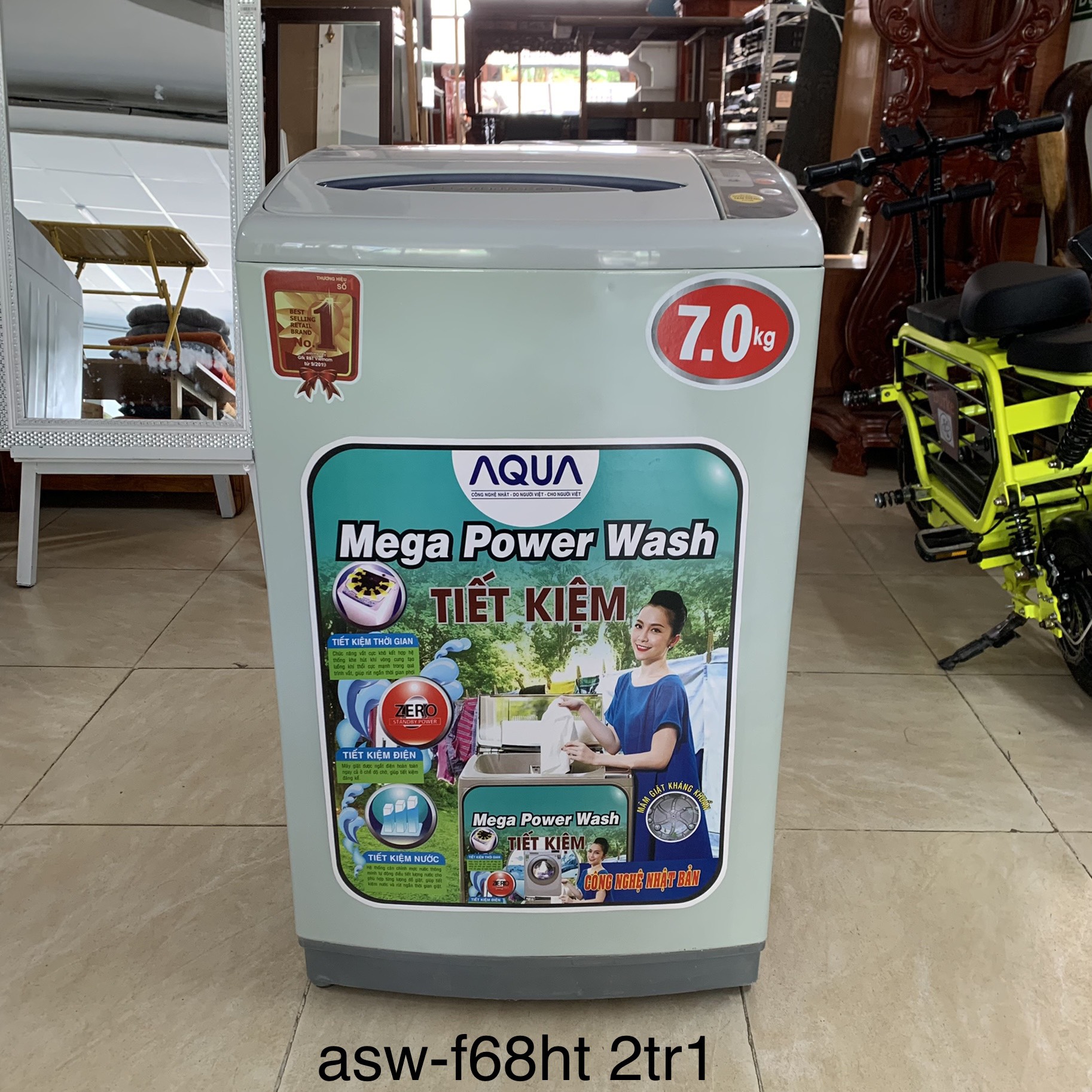 Máy giặt sanyo 7kg asw- f68ht