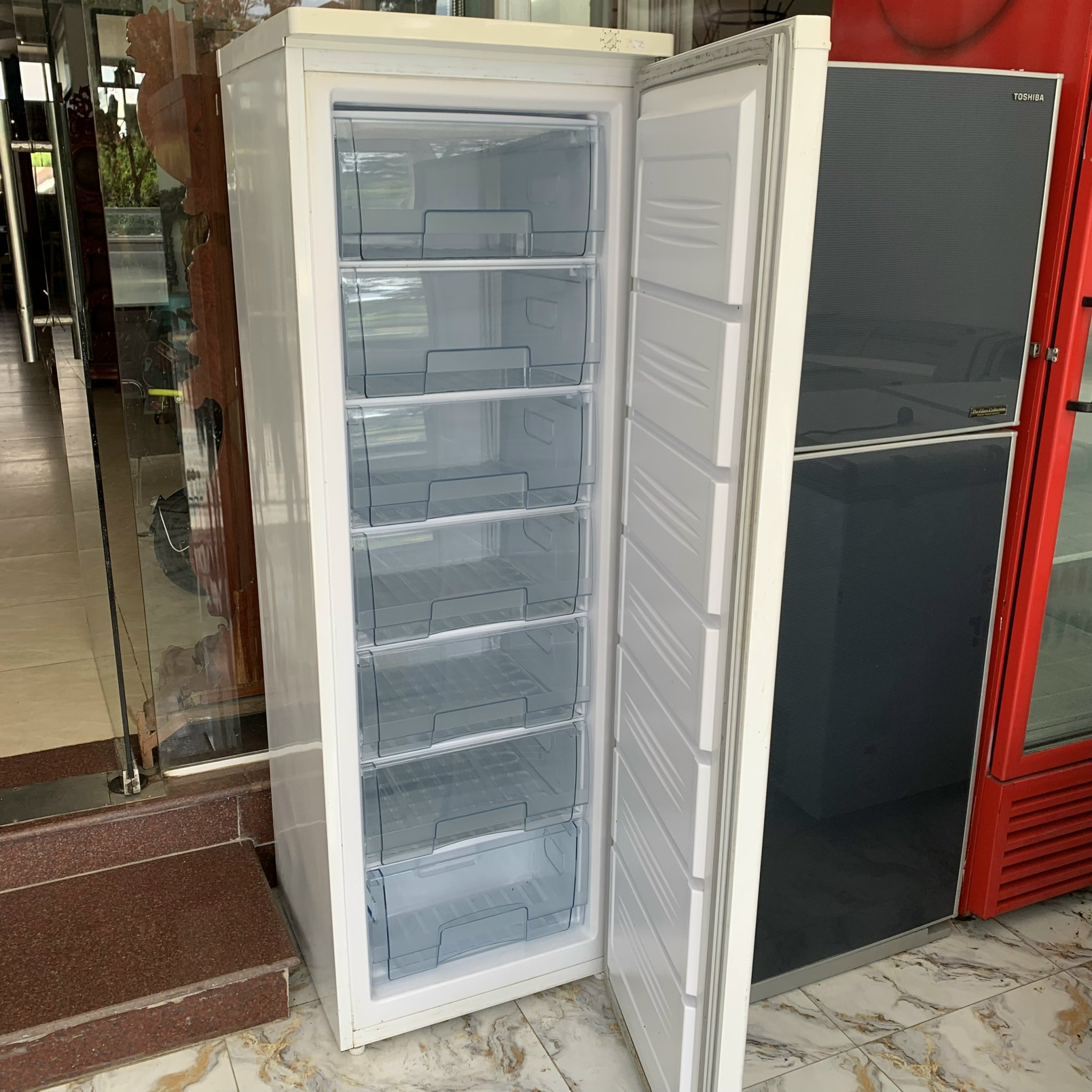 Tủ đông đứng sanaky