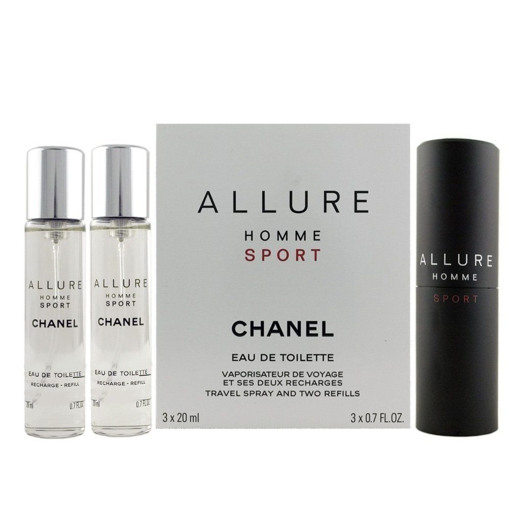 Set Nước Hoa Nam Chanel Allure Homme Sport EDT 3x20ml