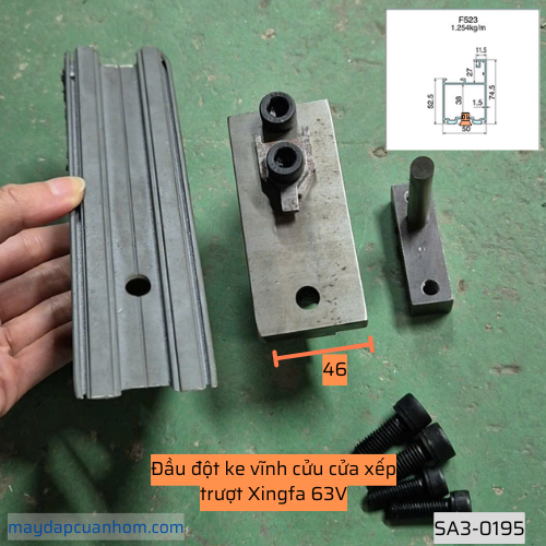 dau-dot-ke-vinh-cuu-dau-oc-10mm-cua-xep-truot-xingfa-63v