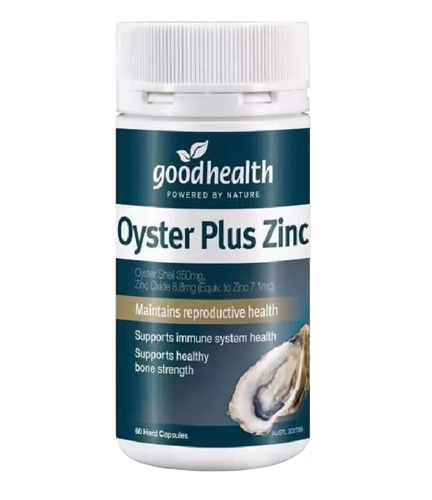 Tinh Chất Hàu Oyster Plus Zinc Goodhealth Úc 60 Viên