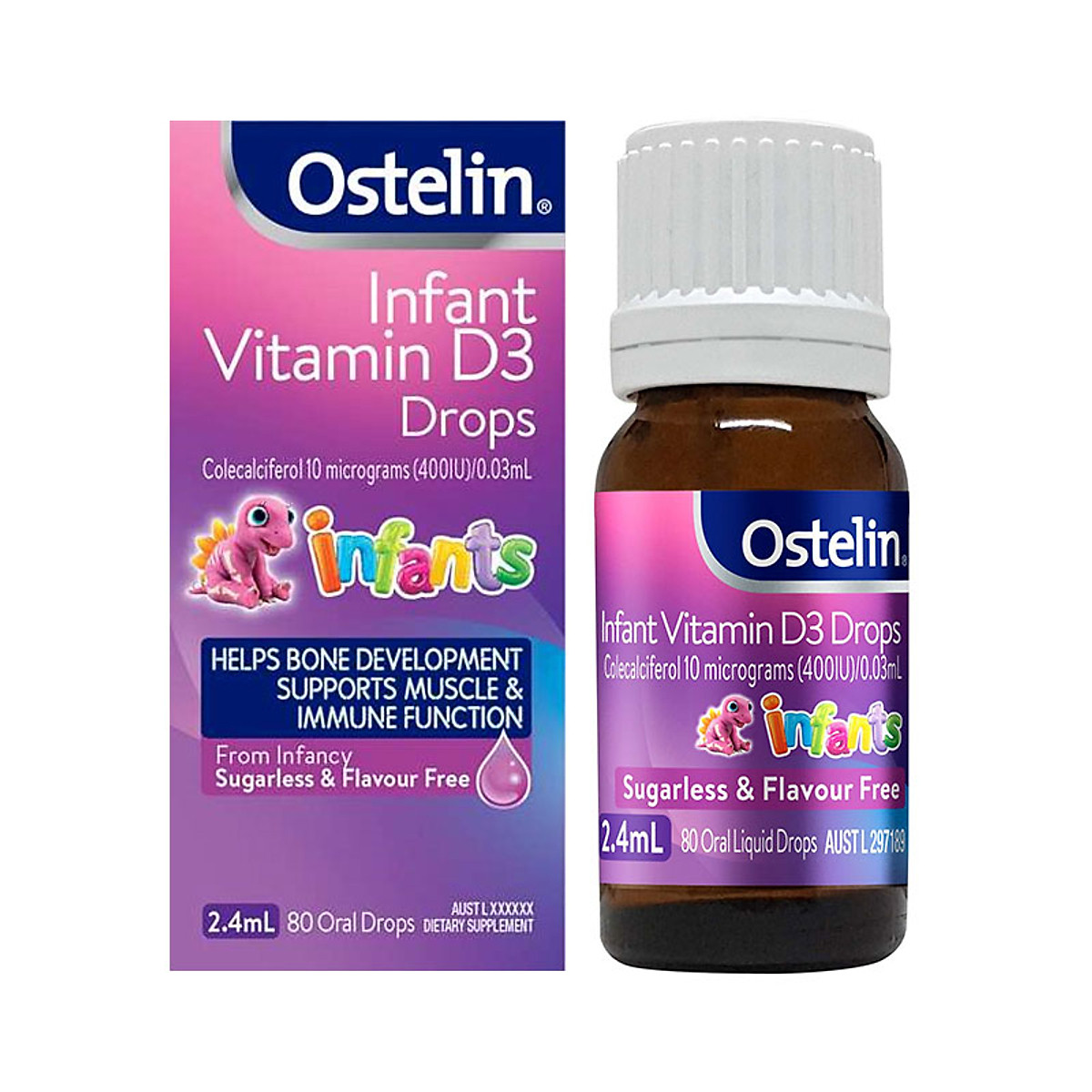 Ostelin Infant Vitamin D3 Drops Dạng Giọt ( Cho Bé từ 0 - 12 tuổi )
