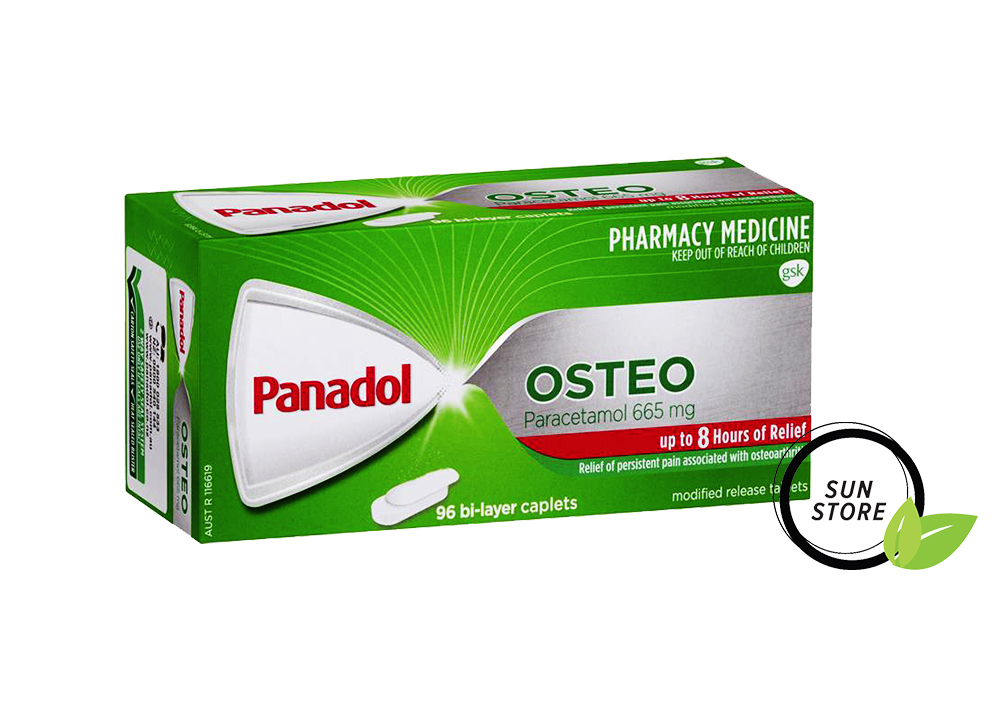 Viên Uống Hạ Sốt, Giảm Đau Panadol Osteo Hộp 96 Viên của Úc