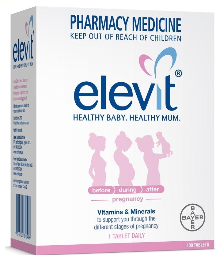 Elevit - Vitamin tổng hợp cho phụ nữ chuẩn bị mang thai, đang mang thai và cho con bú