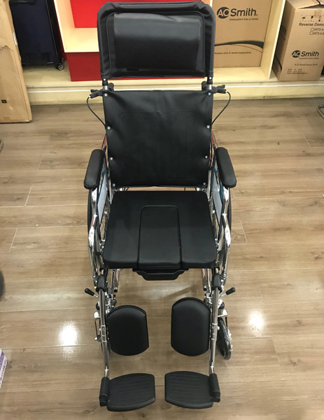 Xe lăn đa năng Lucass X7 (~X7A) - Xe lăn có bô, ngả và tay phanh SIÊU THỊ Y  TẾ 247 - Trang thiết bị Y tế chính hãng