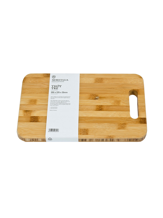 Thớt Tre Tự Nhiên Moriitalia NB78-M 35.5x22.5x2.5