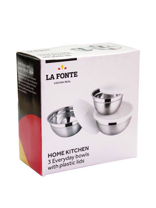 Bộ 3 Thố Inox La Fonte - JAG-750