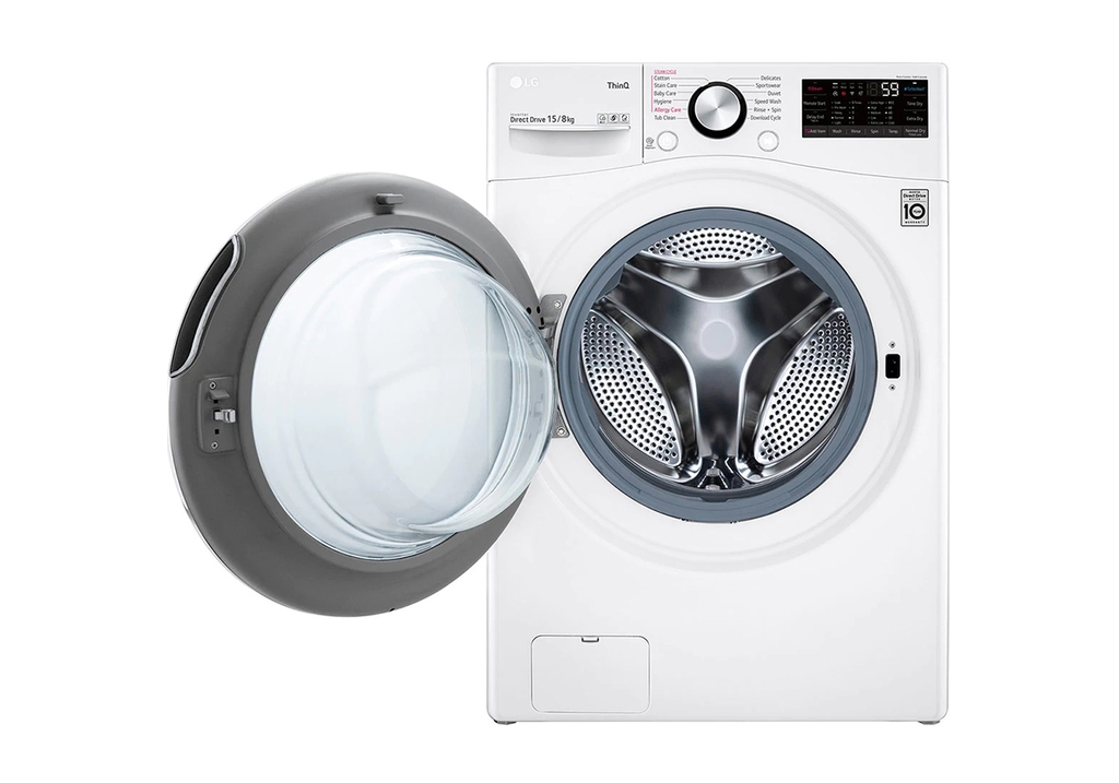 Máy giặt sấy LG Inverter 15 Kg F2515RTGW