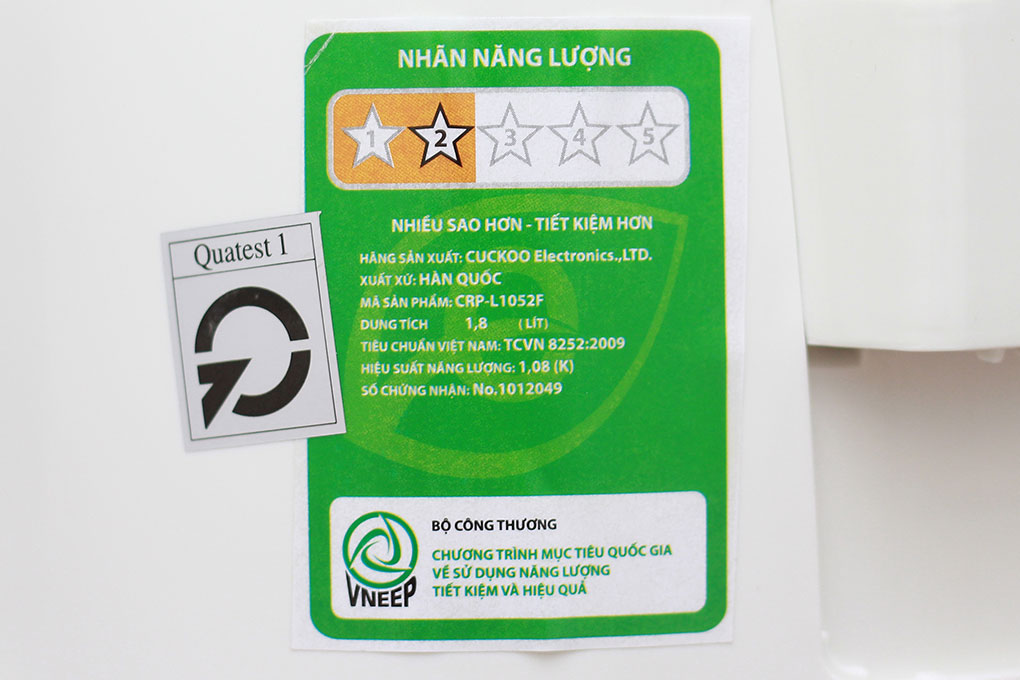 Nồi Cơm Điện Tử Cuckoo CRP-L1052F (1.8L) - Hàng Chính Hãng