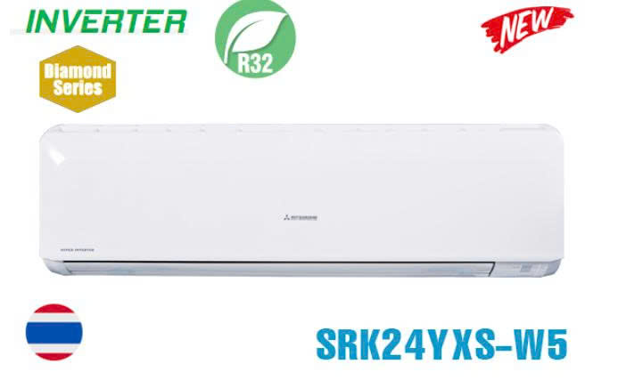 Điều hòa Mitsubishi Heavy inverter 24000BTU 1 chiều SRK/SRC24YXS-W5