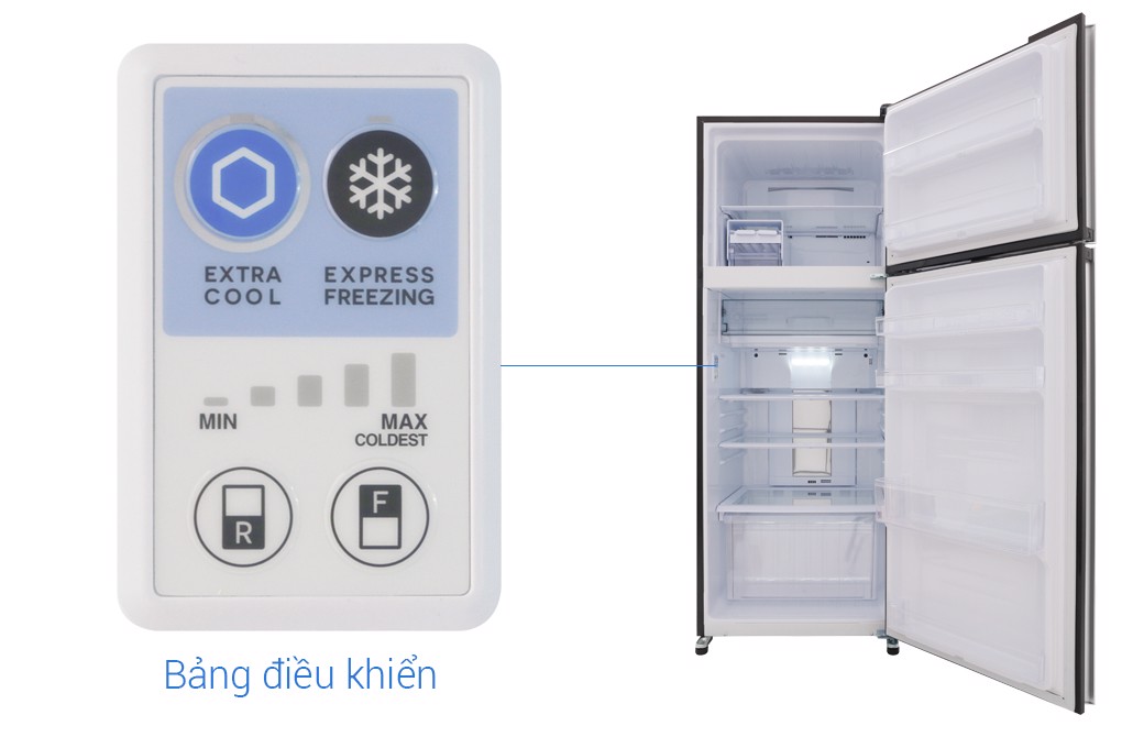 Tủ lạnh SHARP SJ-XP435PG-BK 428Lít Inverter