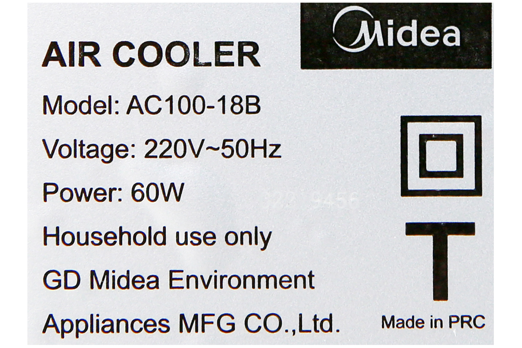 Quạt điều hòa Midea AC100-18B