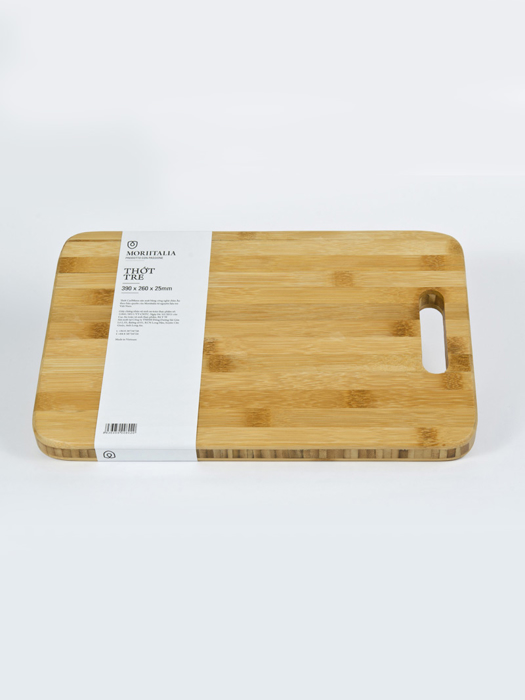 Thớt Tre Tự Nhiên Moriitalia NB78-L 39x26x2.5