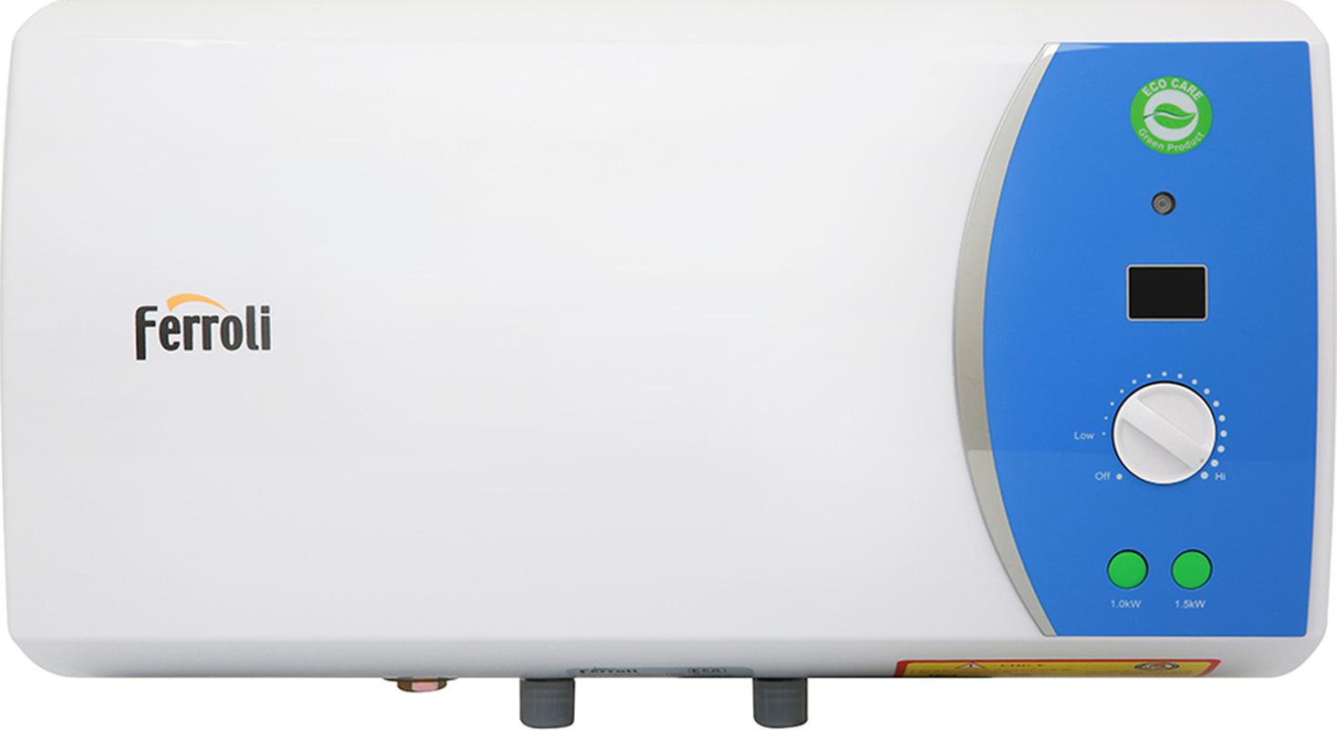 BÌNH NÓNG LẠNH FERROLI VERDI 30AE 30L Chống giật, Tặng 01 đôi dây cấp 40cm . Công lắp 200.000 .