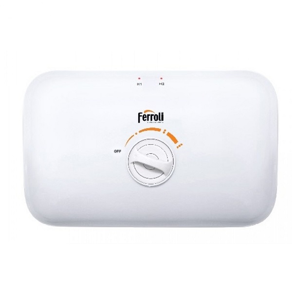 Bình Nóng Lạnh Trực Tiếp FERROLI RITA TM 4500W ,Tặng 01 đôi dây cấp 40cm . Công lắp 200.000 .