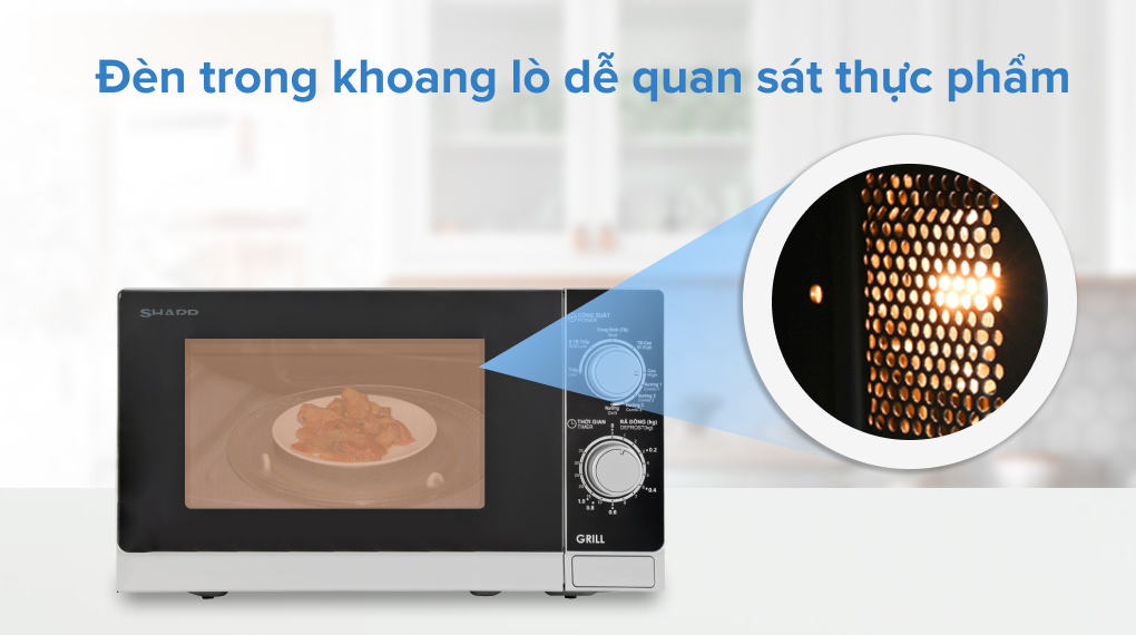 Lò vi sóng có nướng SHARP R-G222VN-S 20 lít
