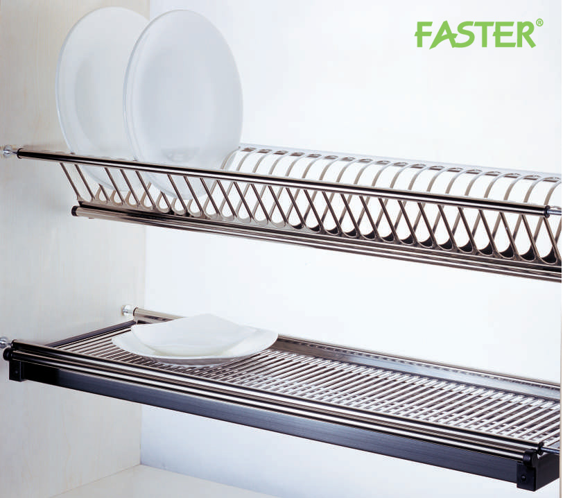 Kệ úp chén cố định tủ trên 2 tầng FASTER FS RS 800S