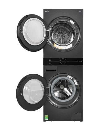 Tháp giặt sấy LG WashTower Inverter giặt 14 kg - sấy 10 kg WT1410NHB
