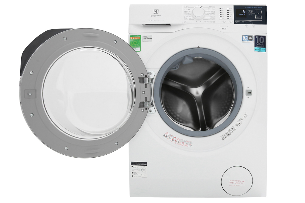 Máy giặt Electrolux Inverter 9 kg EWF9024BDWB Mẫu 2019