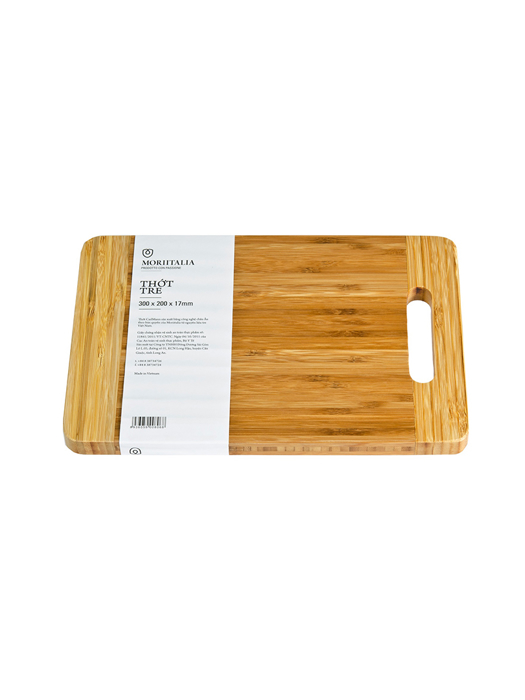 Thớt Tre Tự Nhiên Moriitalia NB77 30x20x1.7 - THOT00008068