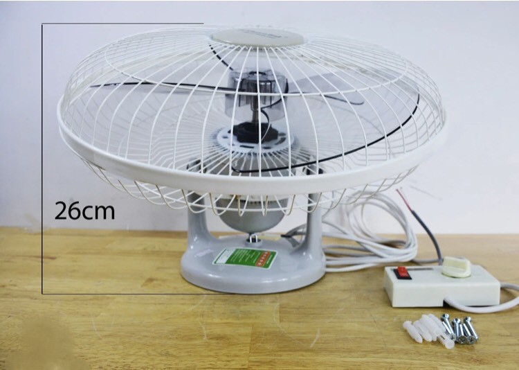 Quạt trần đảo cánh 400 ĐB hộp số