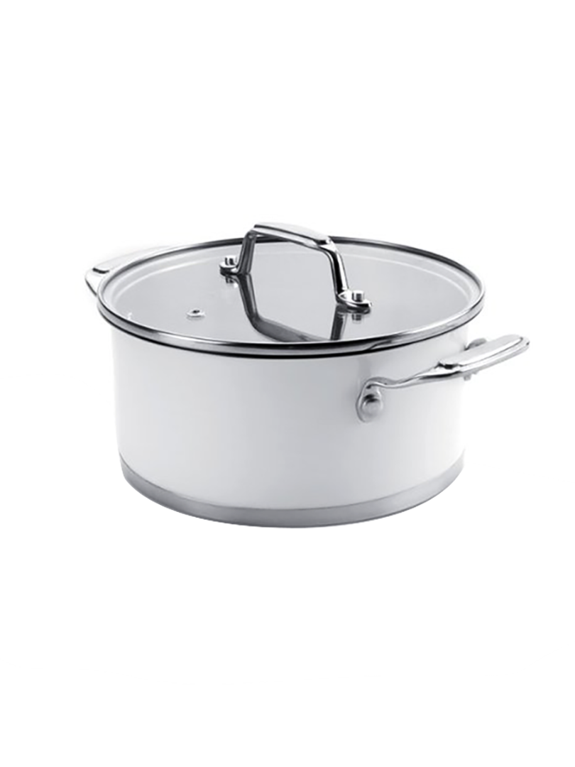 Nồi Lacor Màu Trắng 24cm 4.2 Lít - 43024