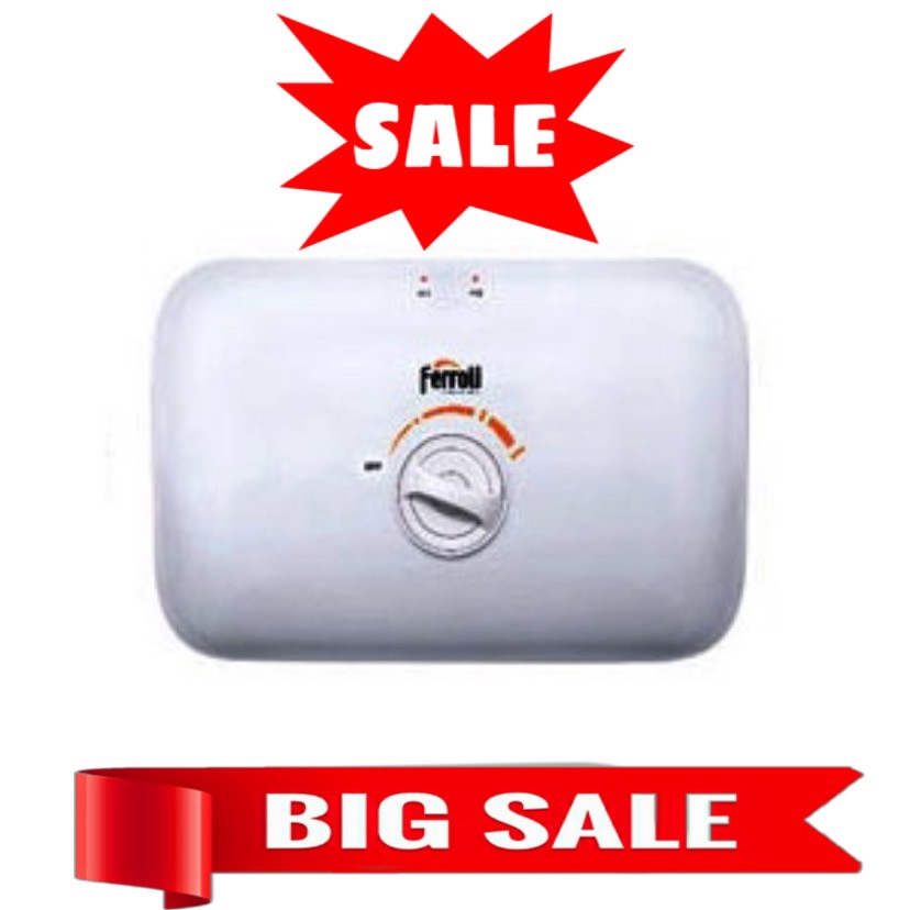 Bình Nóng Lạnh Trực Tiếp FERROLI RITA TM 4500W ,Tặng 01 đôi dây cấp 40cm . Công lắp 200.000 .