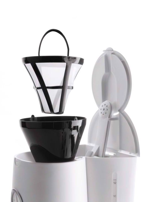 Máy Pha Cà Phê Lacor 1.25 Lít 1080w Màu Trắng - 69393