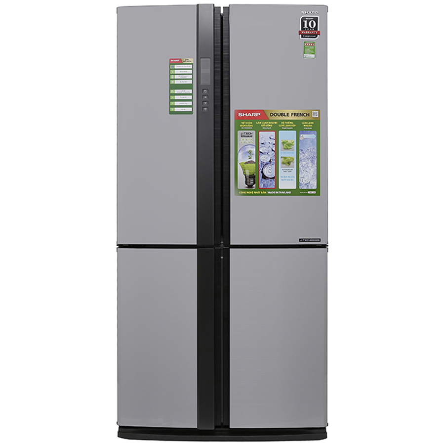 Tủ lạnh 4 cánh Sharp SJ-FX631V-SL 626 Lít, J-Tech Inverter