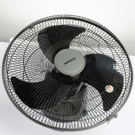 Quạt đảo bạc đạn công suất 65W Nanoco model NOF1853GR màu ghi, đường kính cánh 45cm
