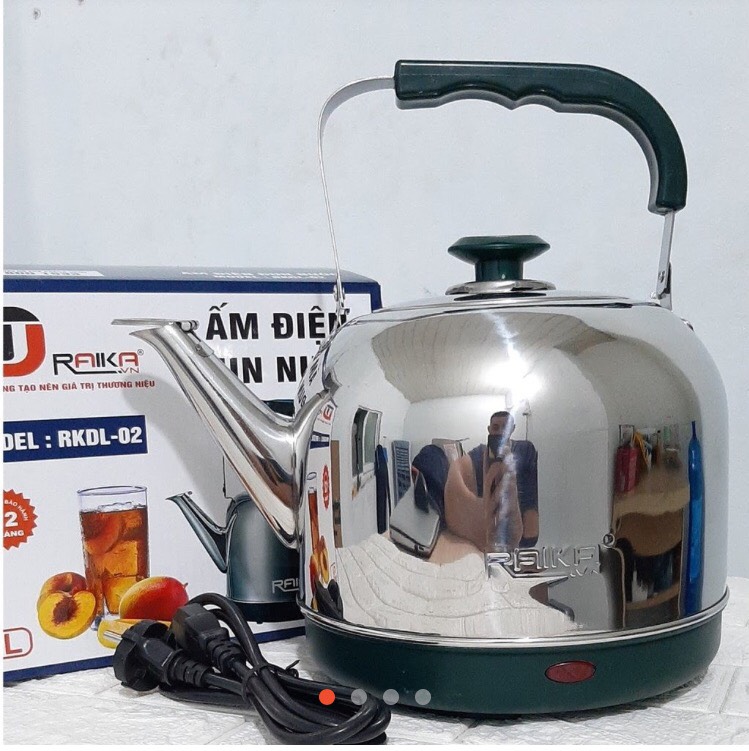 ẤM ĐIỆN ĐUN NƯỚC ĐẾ LIỀN RAIKA - DỤNG TÍCH 4L